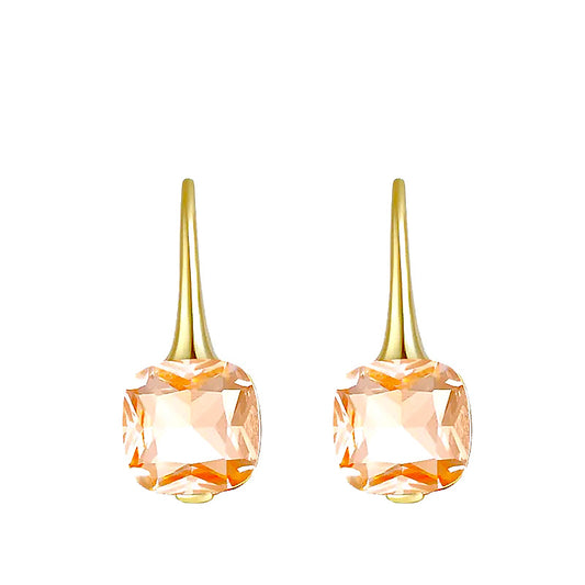 Citrine Gemstone Drop Earrings