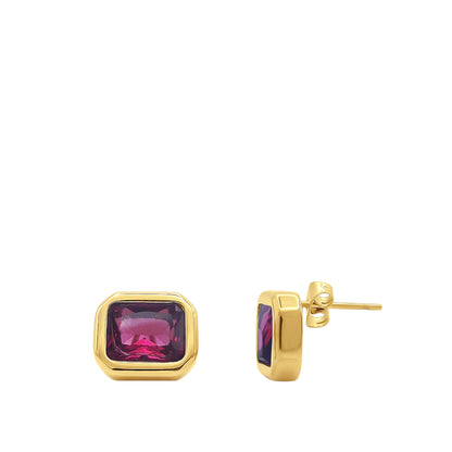 Ruby Stud Earrings