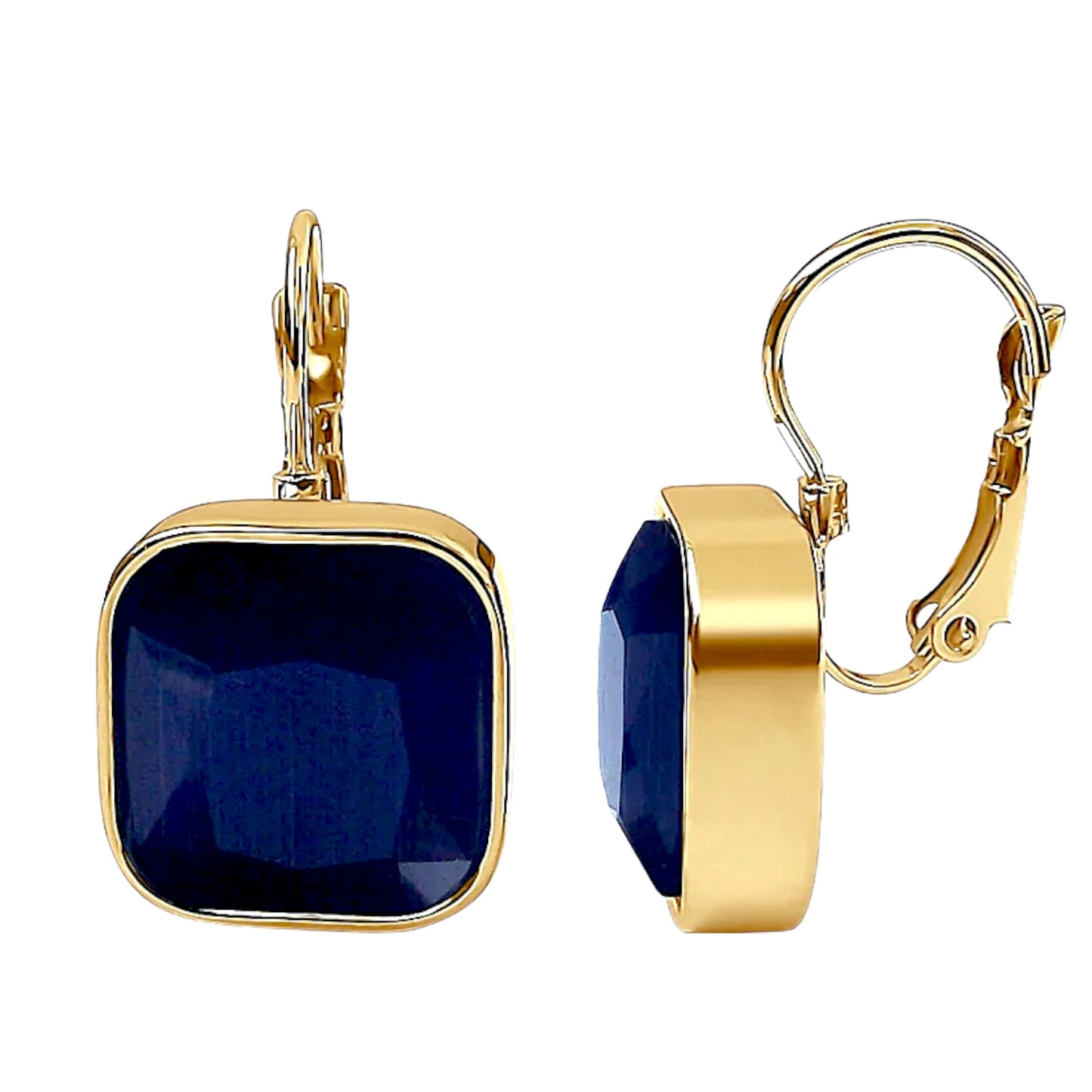 Sapphire Vintage Drop Earrings