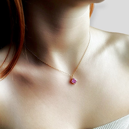 Rose Quartz Gemstone Necklace