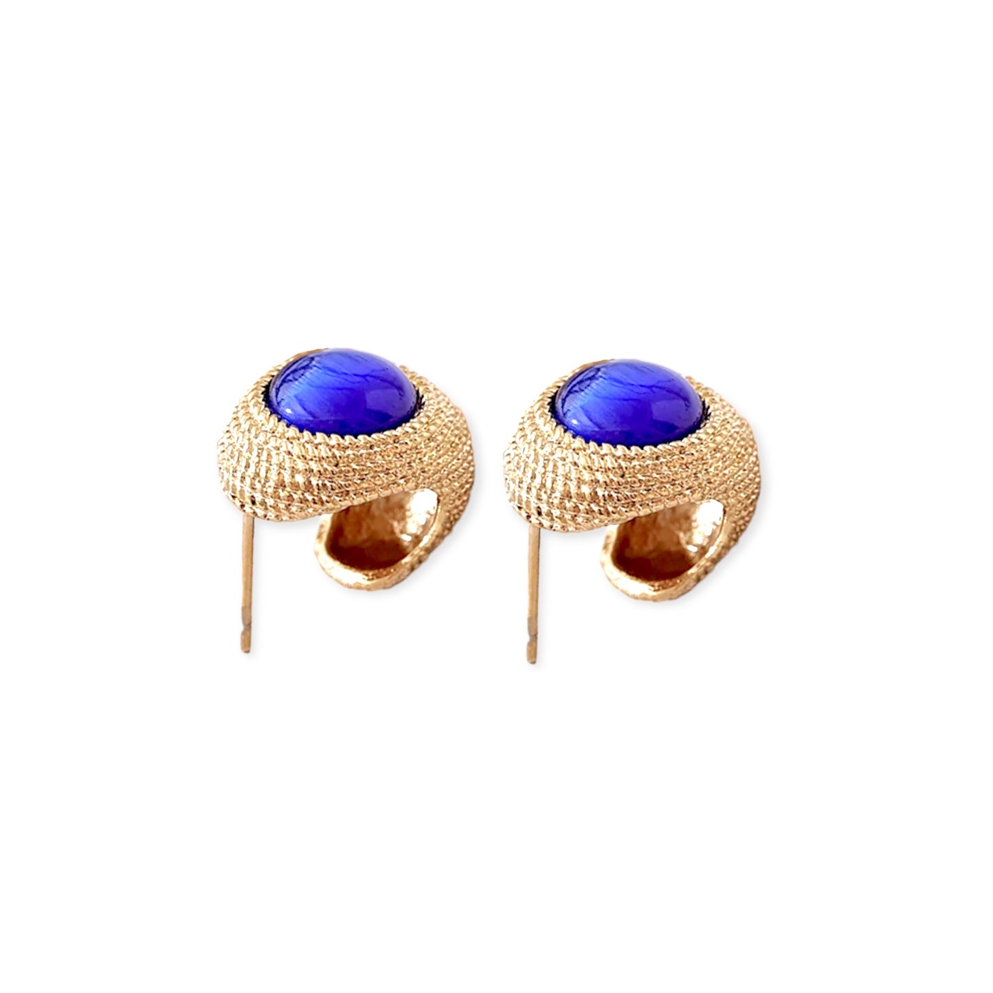 Sapphire Oval Earrings