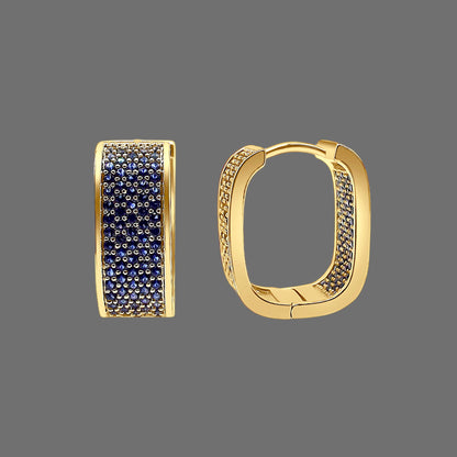Gold Luxury September Birthstone Earrings