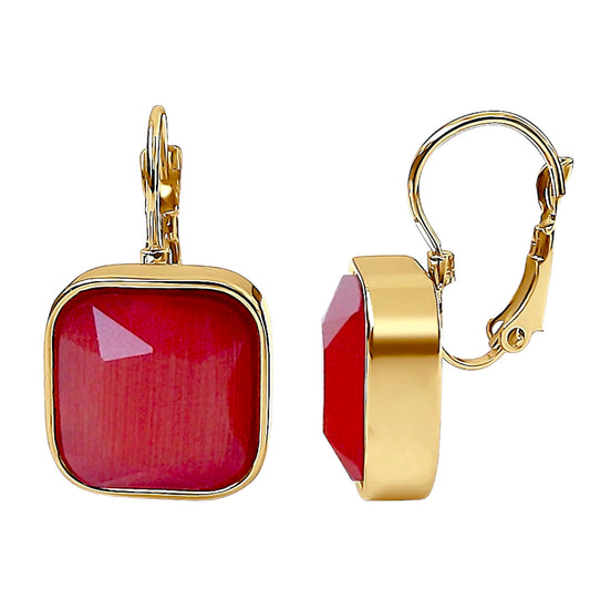 Ruby Vintage Drop Earrings