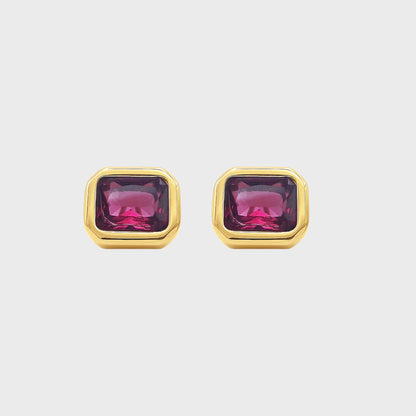 Ruby Stud Earrings