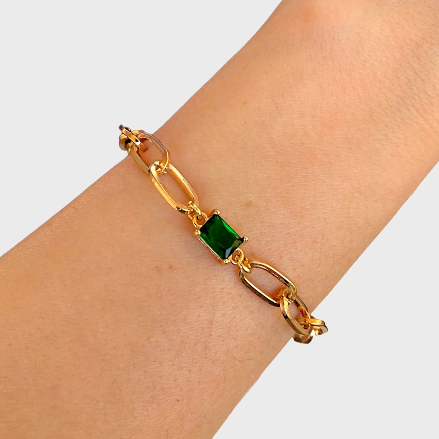 Emerald Gold Bracelet