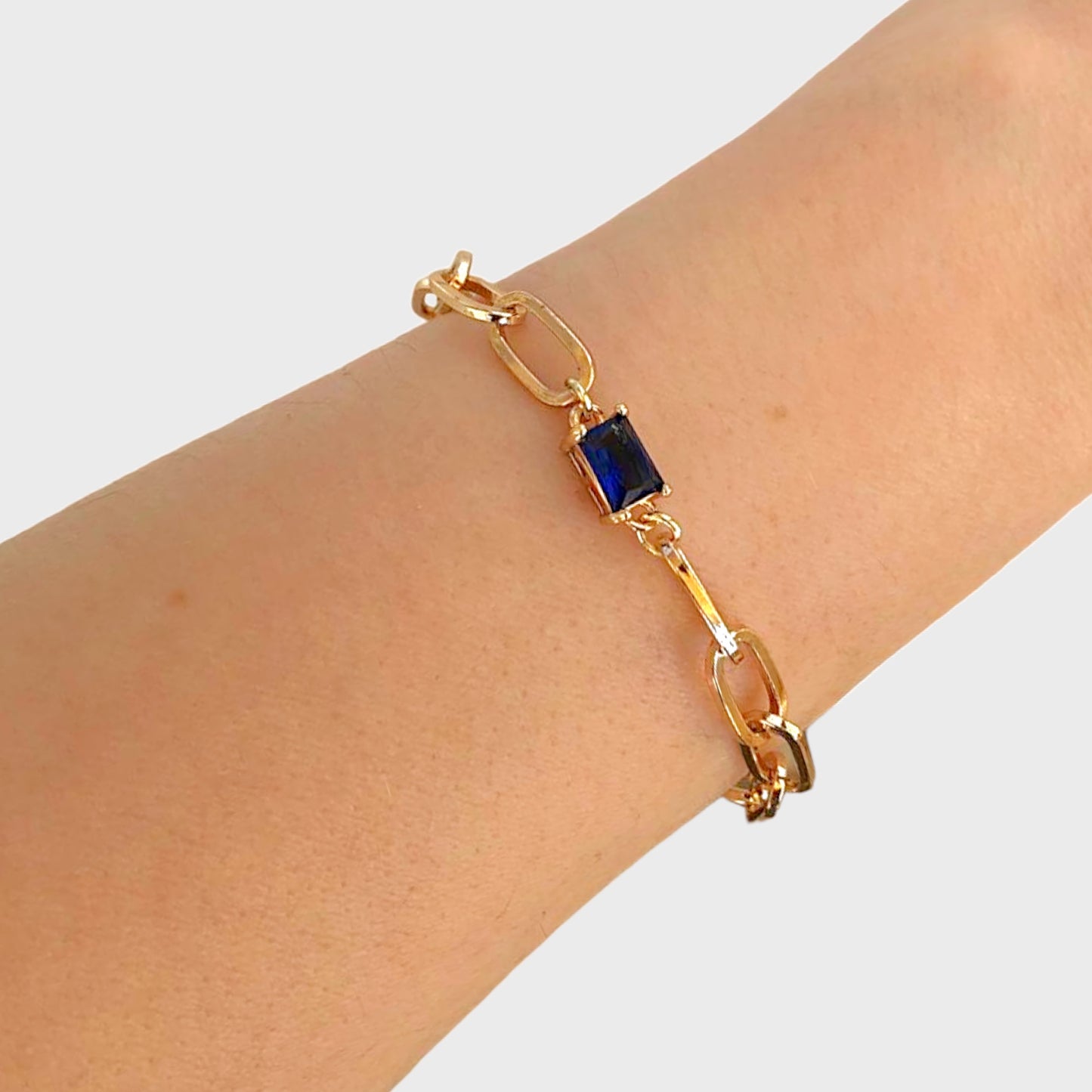 Sapphire Gold Bracelet