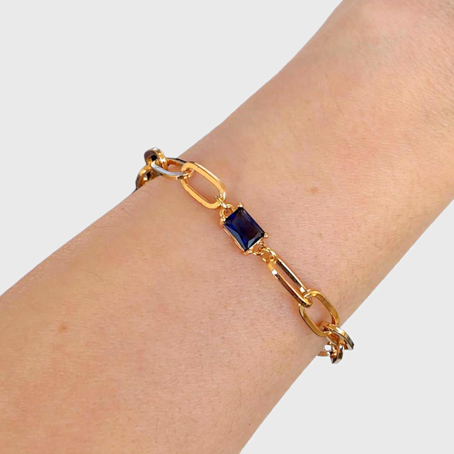 Sapphire Gold Bracelet