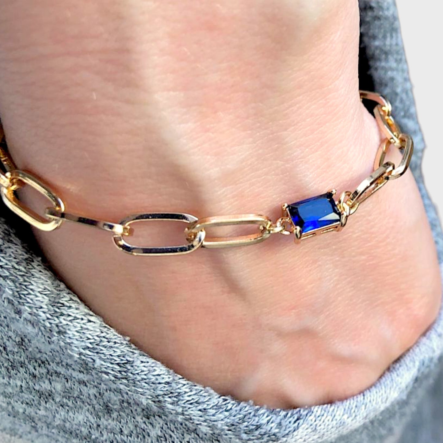 Sapphire Gold Bracelet