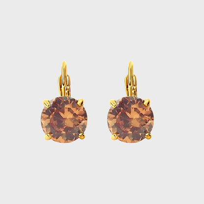Luxury November Gold Earrings