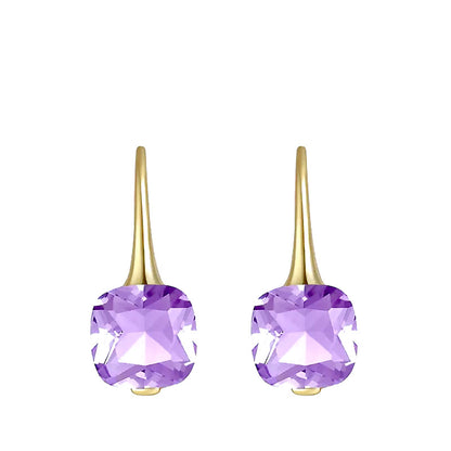 Amethyst Gemstone Drop Earrings