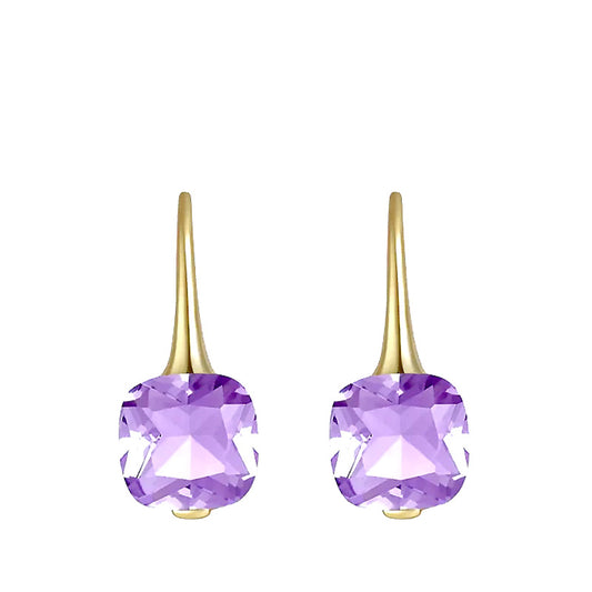 Amethyst Gemstone Drop Earrings