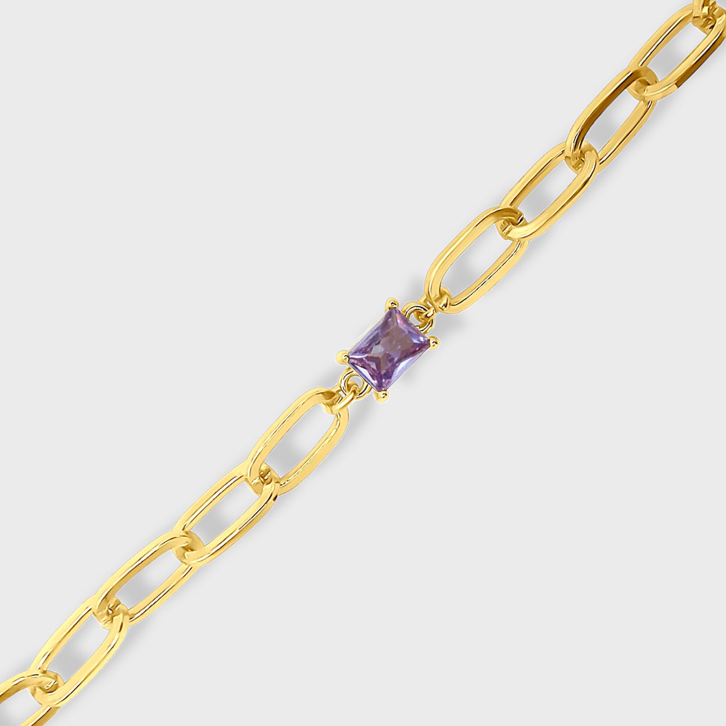 Alexandrite Gold Bracelet